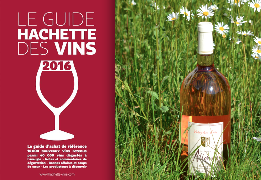 Notre rosé recommandé par le Guide Hachette des vins 2016 !